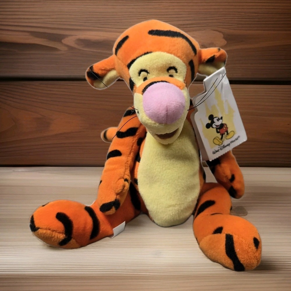 Tigger Bean Bag‎ 9" Plush Walt Disney World Winnie The Pooh NWT Y2K Vintage